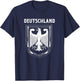 Deutschland Germany Eagle Nationalism Symbol Men Women T-Shirt - T-Shirt | Navy