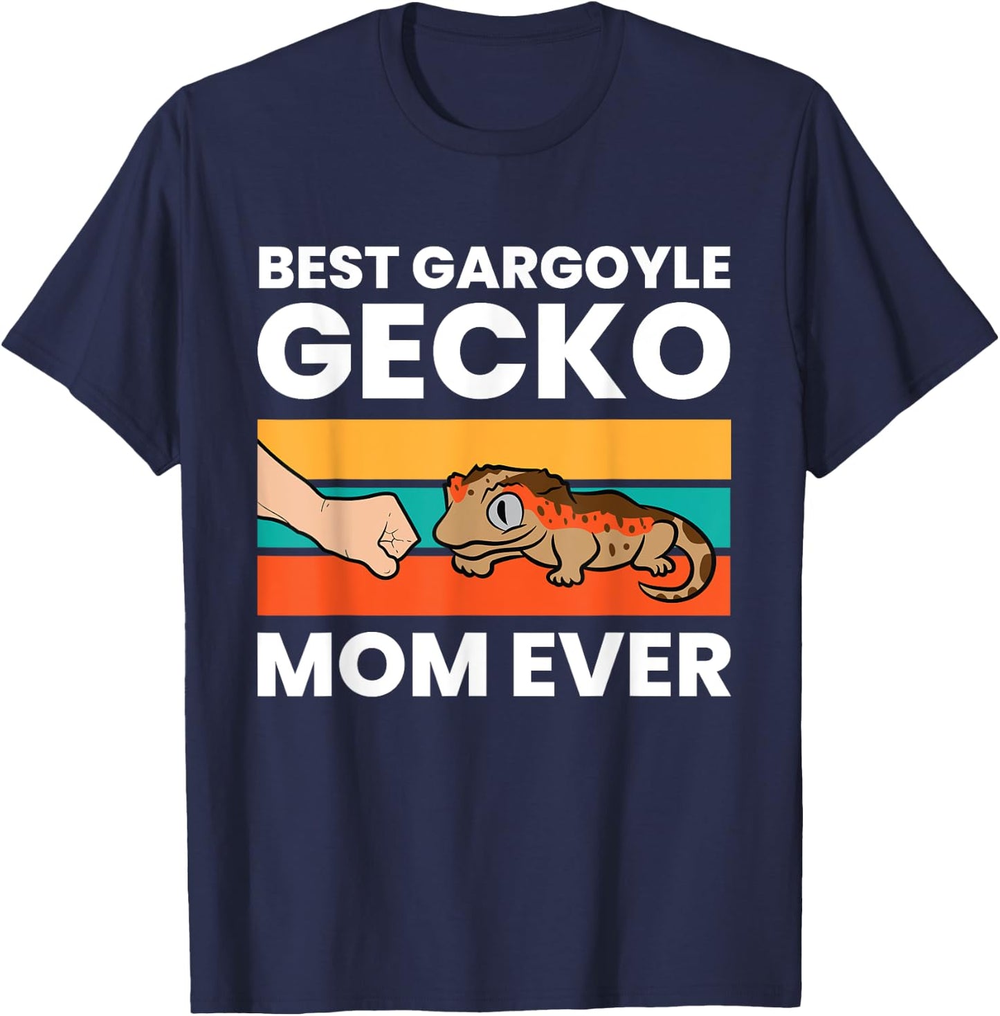 Best Gargoyle Gecko Mom Ever T-Shirt - T-Shirt | Navy