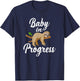 Baby in Progress Shirt Nature sleeping Choloepus toed T-Shirt - T-Shirt | Navy