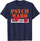 Psych Ward Patient Blood Splatter Scary Asylum T-Shirt - T-Shirt | Navy