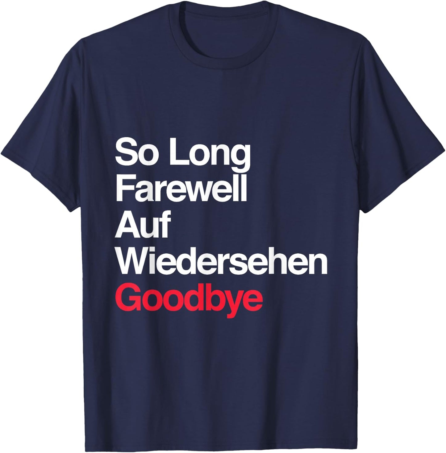 The Sound of Music - "So Long, Farewell" T-Shirt - T-Shirt | Navy