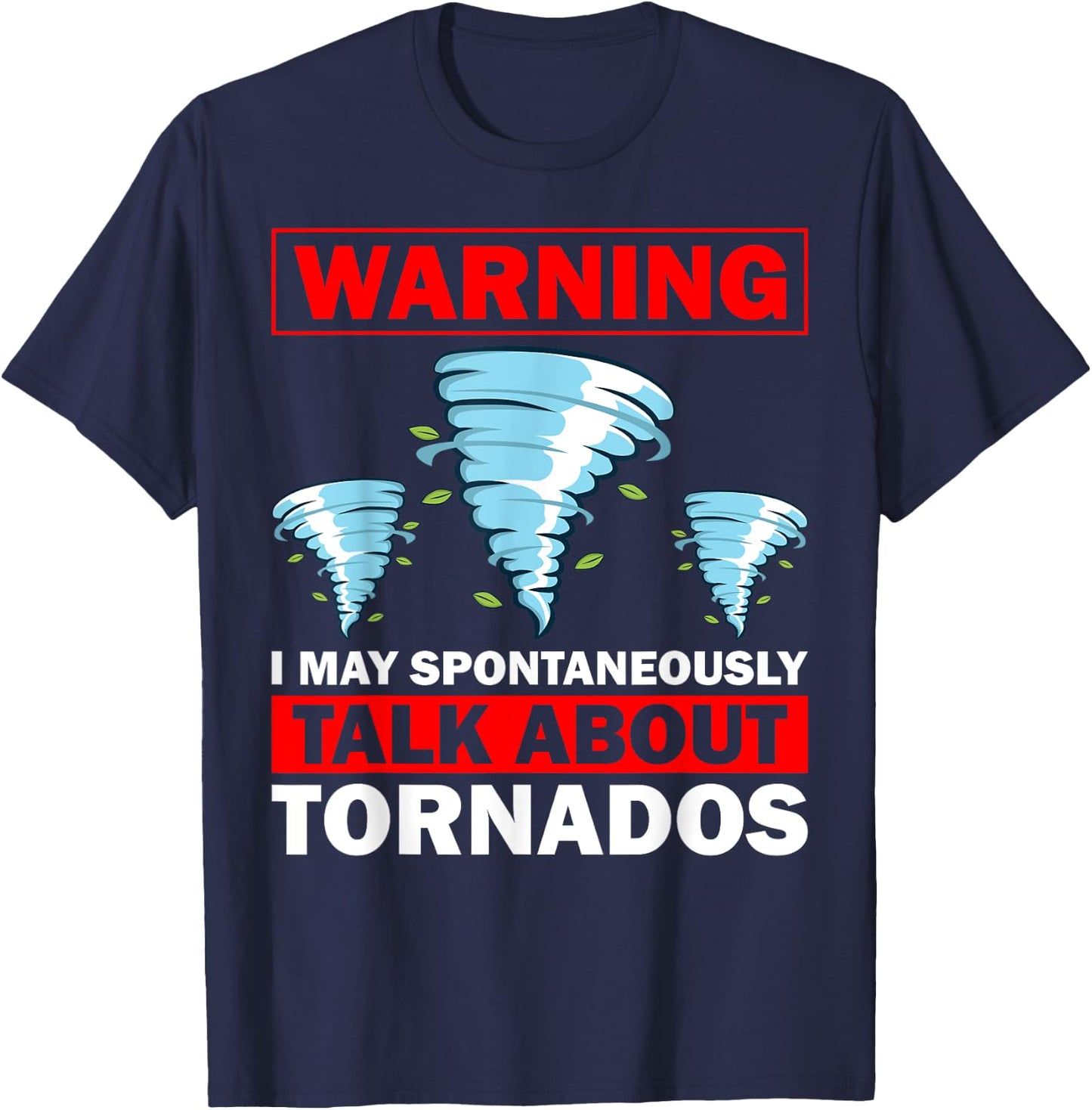 Funny Tornado Designs Women Meteorology Storm Lovers T-Shirt - T-Shirt | Navy