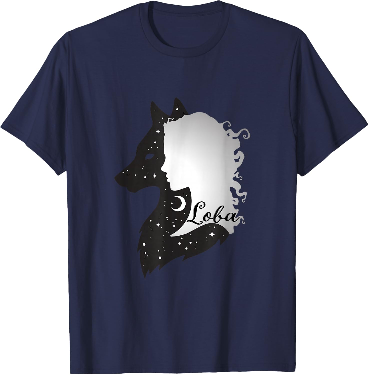 Loba She Wolf T-Shirt - T-Shirt | Navy
