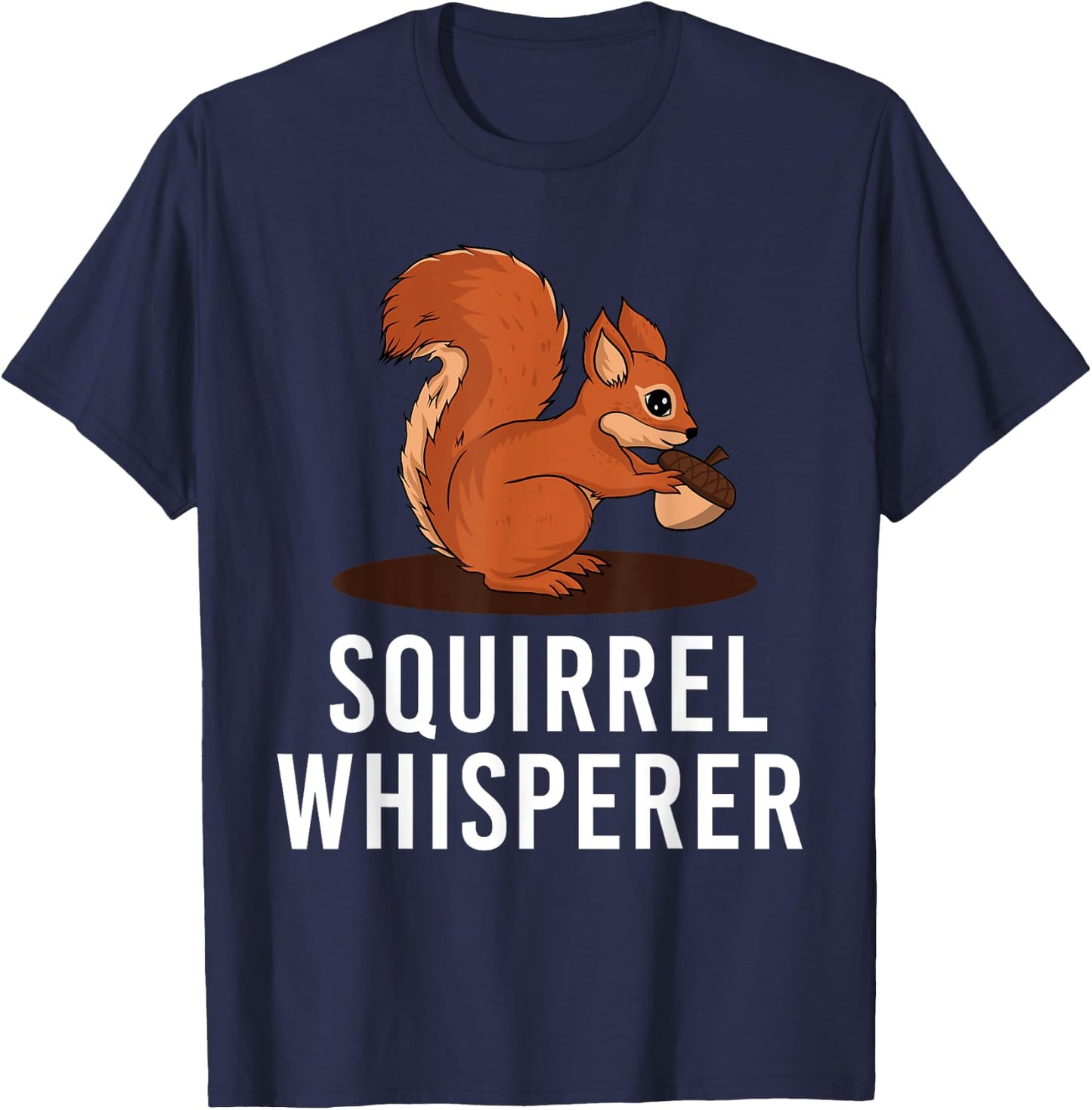 Cute Squirrel Art Women Kids Rodent Squirrel Lovers T-Shirt - T-Shirt | Navy