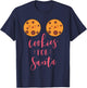 Cookies for Santa - Funny Cookie Boobs Adult Christmas Gift T-Shirt - T-Shirt | Navy