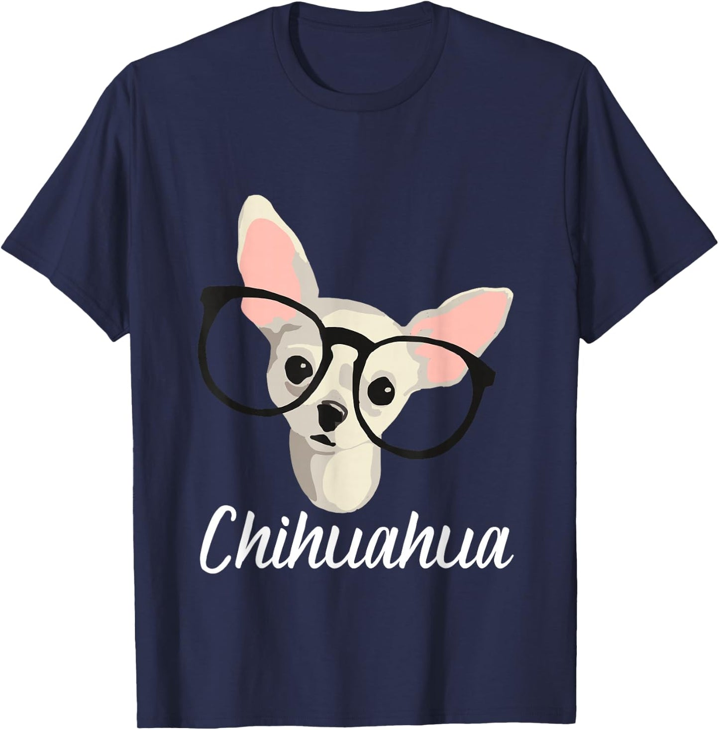 Chihuahua Shirt Funny Dog T Shirts Women T-Shirt - T-Shirt | Navy