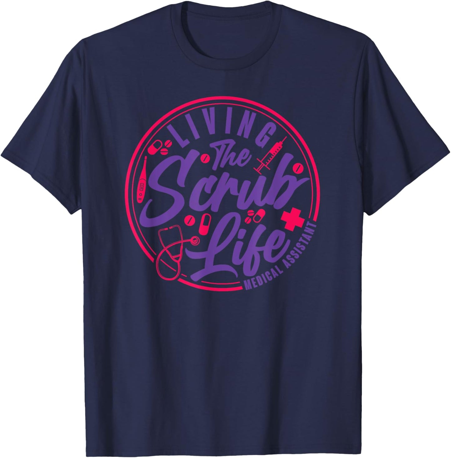 Certified Medical Assistant CMA T-Shirt - T-Shirt | Navy