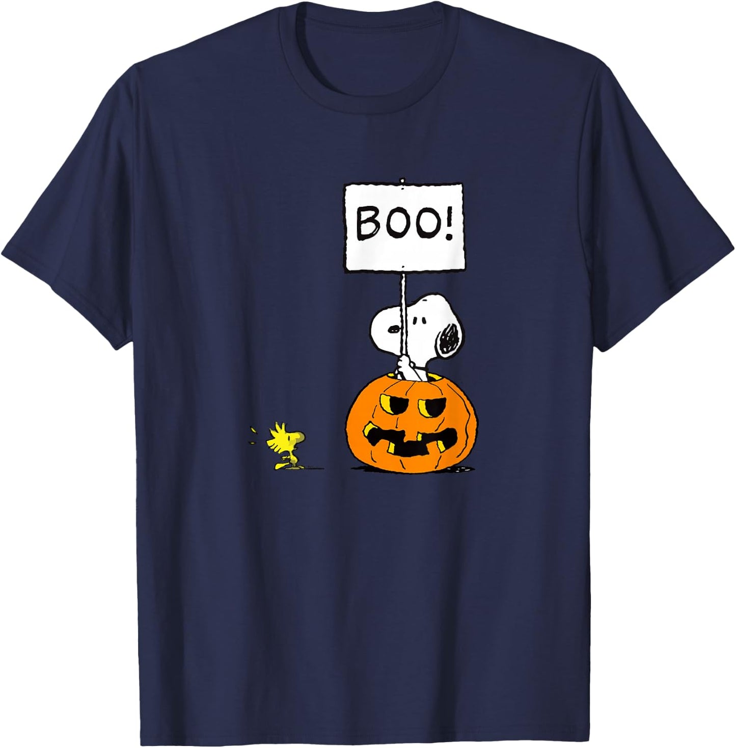 Peanuts - Halloween Snoopy Boo! T-Shirt - T-Shirt | Navy