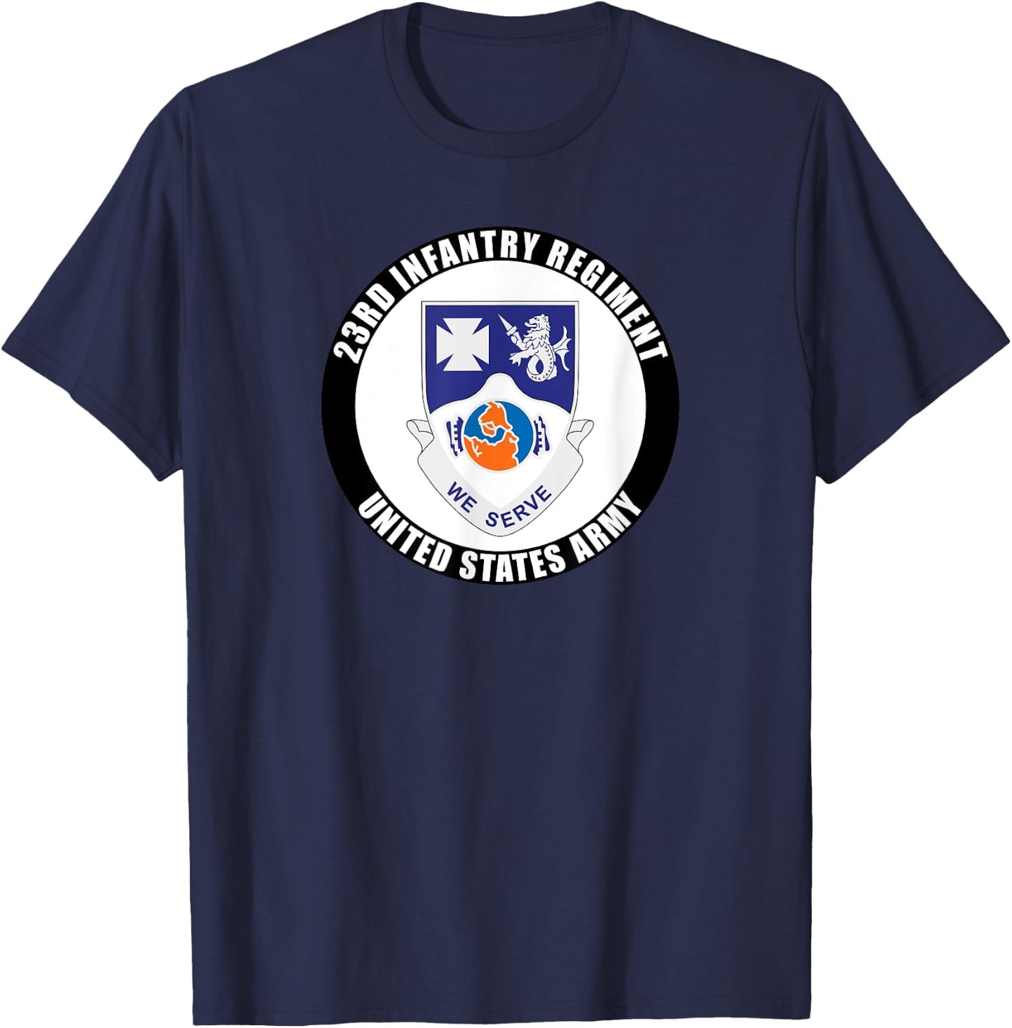 23rd Infantry Regiment United States Army Veteran Military T-Shirt - T-Shirt | Navy