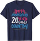 Happy Anniversary 20 Years Counting 20th Wedding Anniversary T-Shirt - T-Shirt | Navy