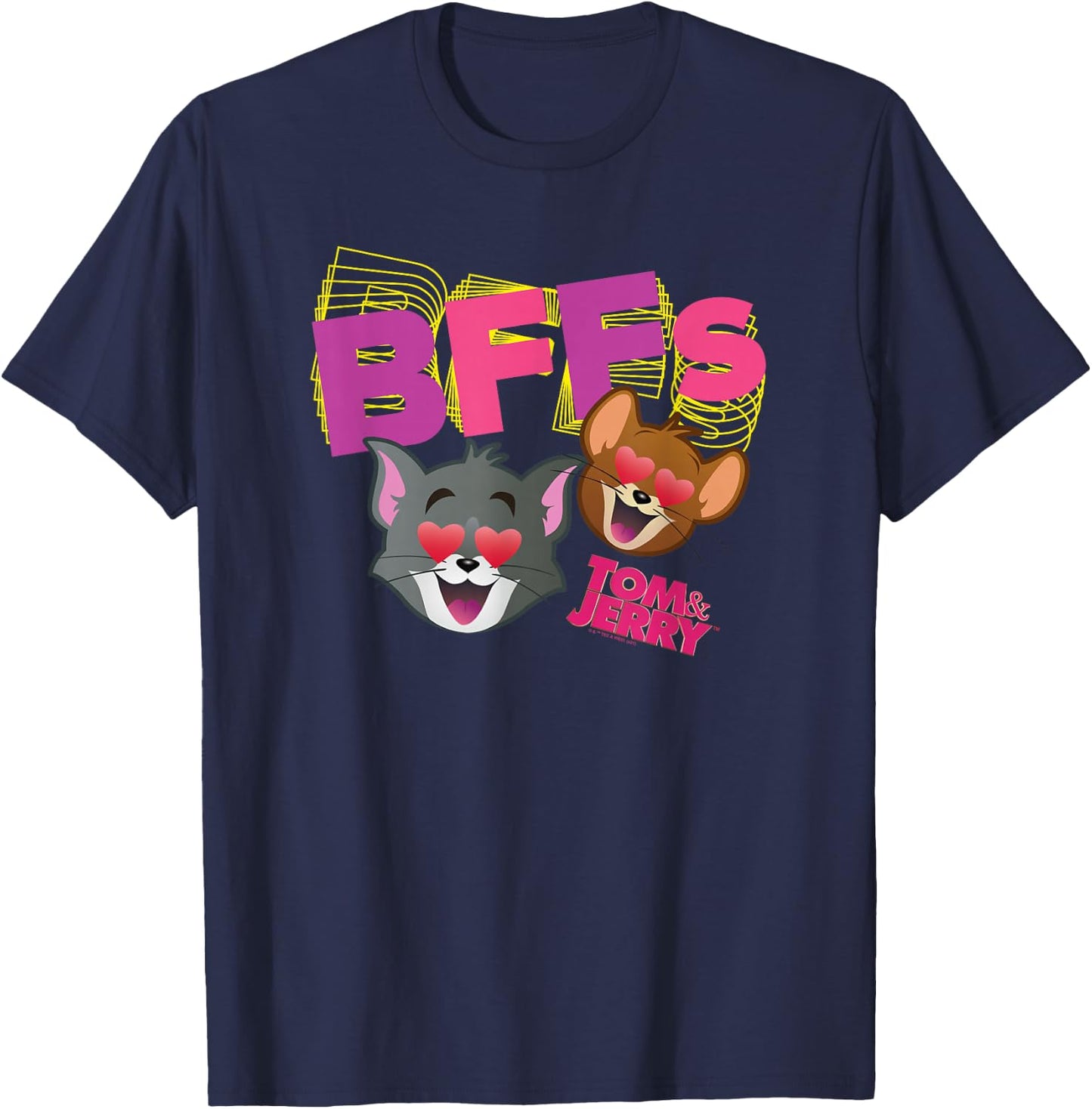 Tom & Jerry Movie BFFs T-Shirt - T-Shirt | Navy