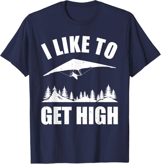 Cool Hang Glider Art Women Hang Glide Hang Gliding T-Shirt - T-Shirt | Navy