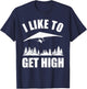 Cool Hang Glider Art Women Hang Glide Hang Gliding T-Shirt - T-Shirt | Navy