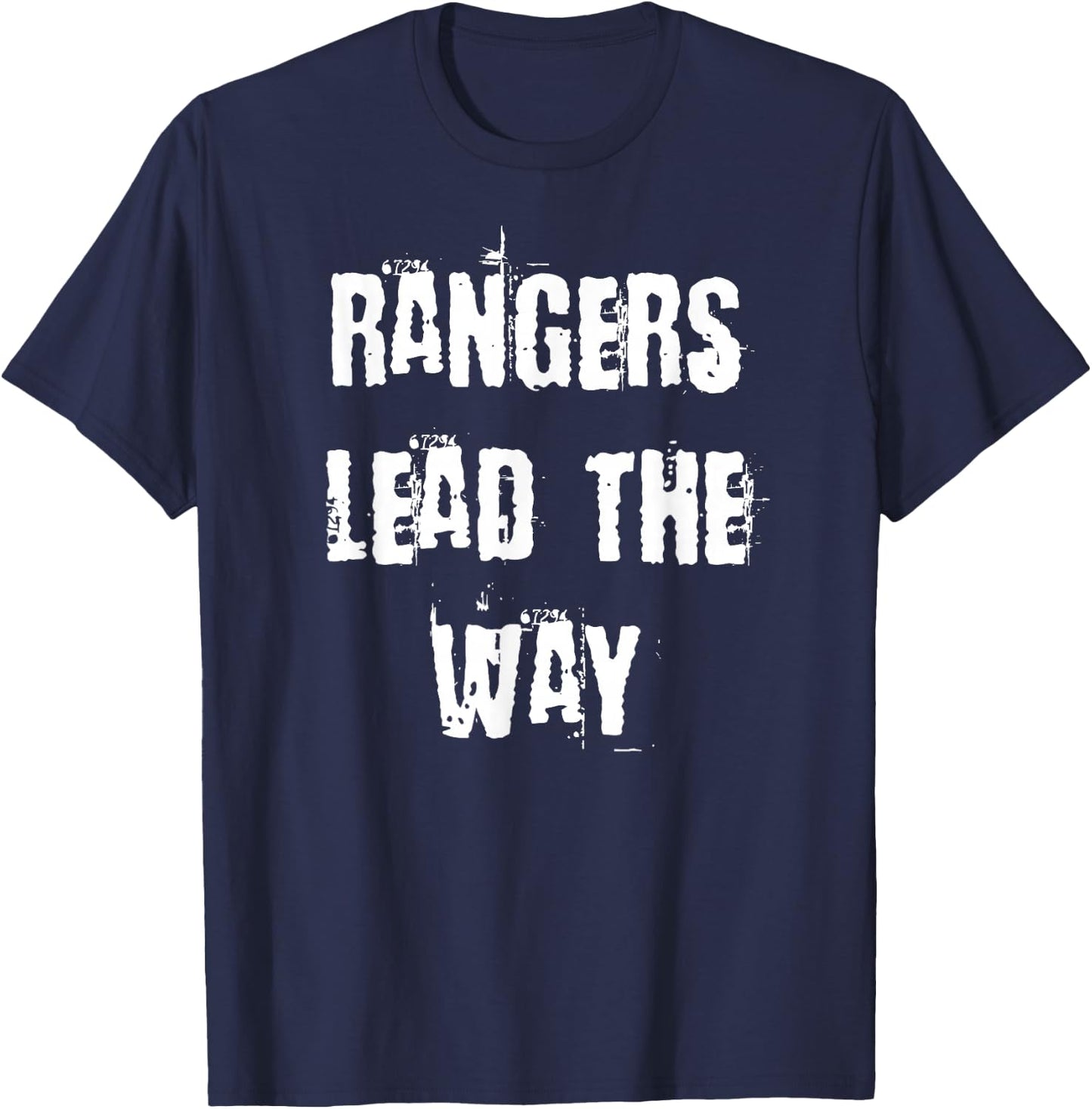 Rangers Lead The Way T-Shirt - T-Shirt | Navy