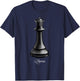 Queen Chess Piece Costume Chess Lover Chess Club T-Shirt - T-Shirt | Navy
