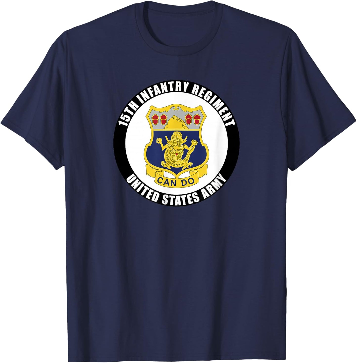 15th Infantry Regiment United States Army Veteran Military T-Shirt - T-Shirt | Navy