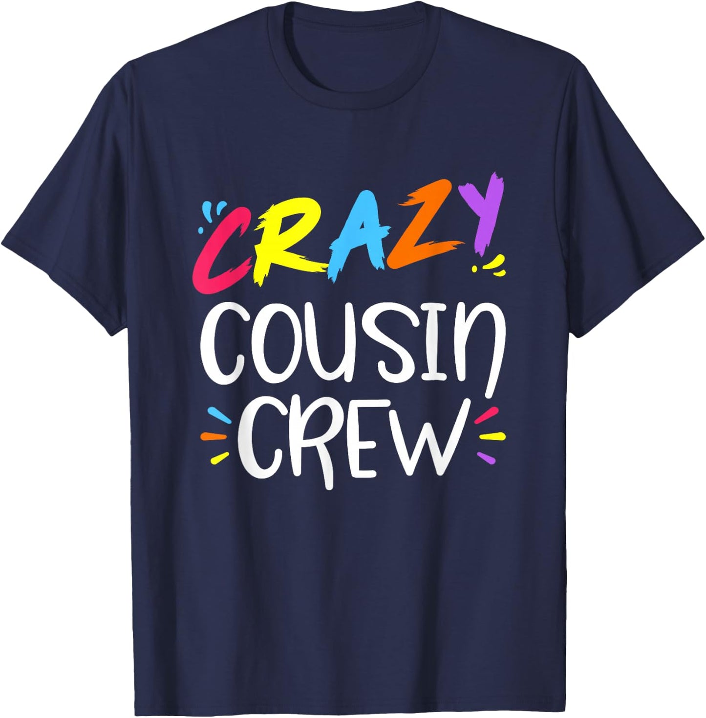Crazy Cousin Crew T-Shirt - T-Shirt | Navy