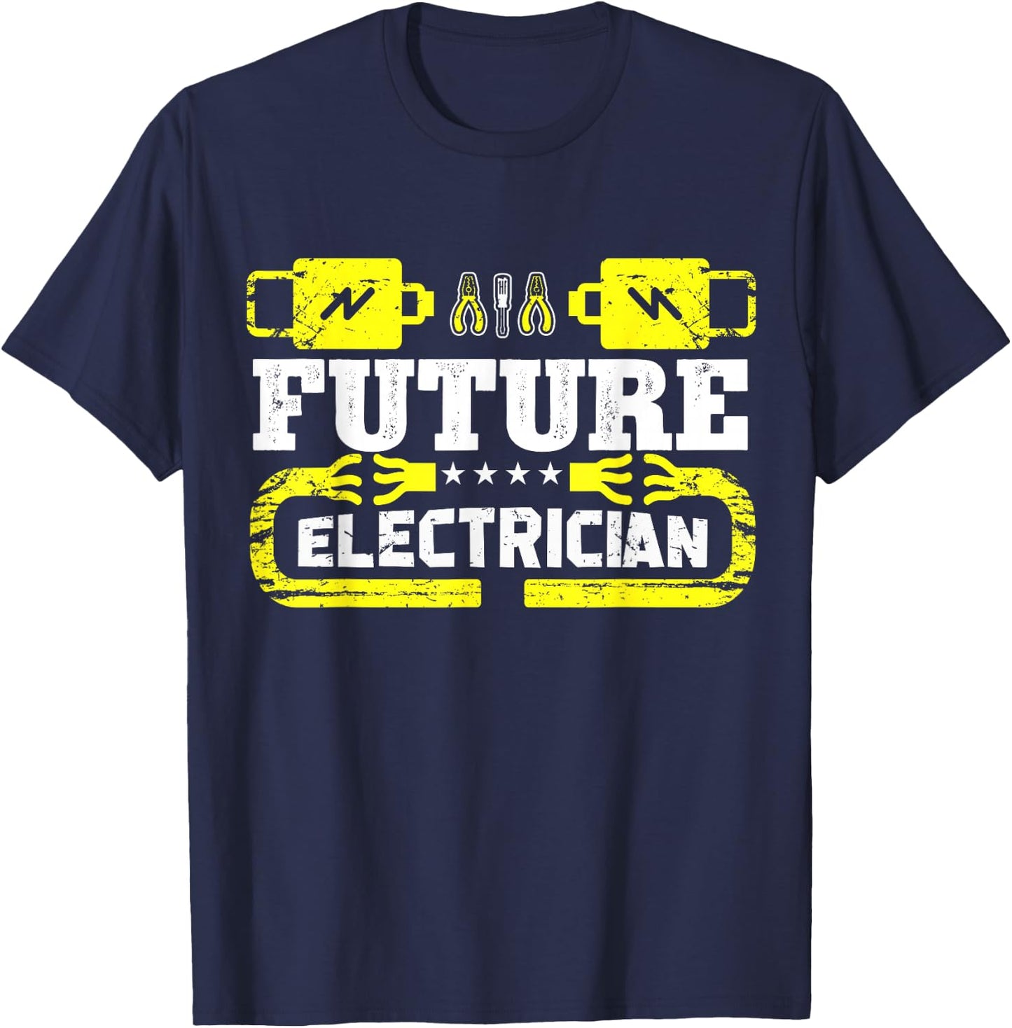 Future Electrician Apprentice In Training T-Shirt - T-Shirt | Navy