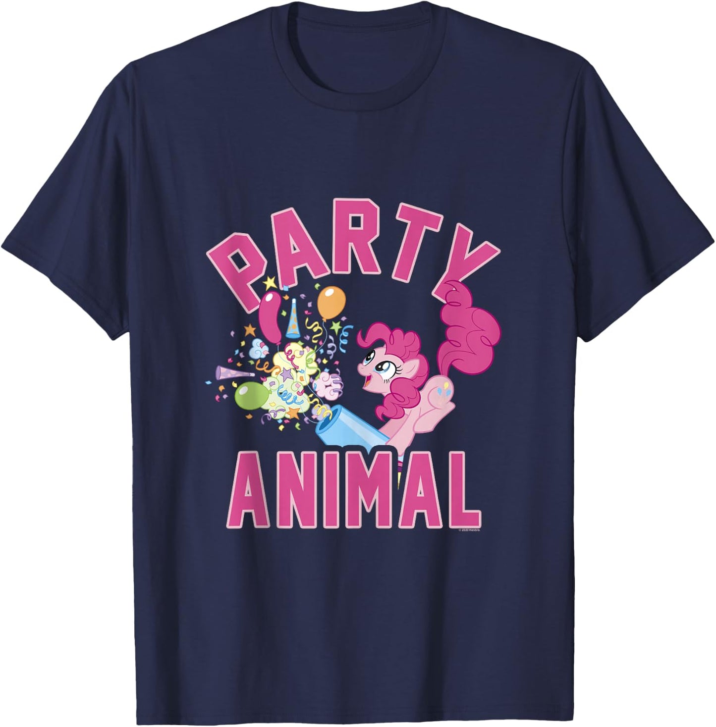 My Little Pony: Friendship Is Magic Pinkie Pie Party Animal T-Shirt - T-Shirt | Navy