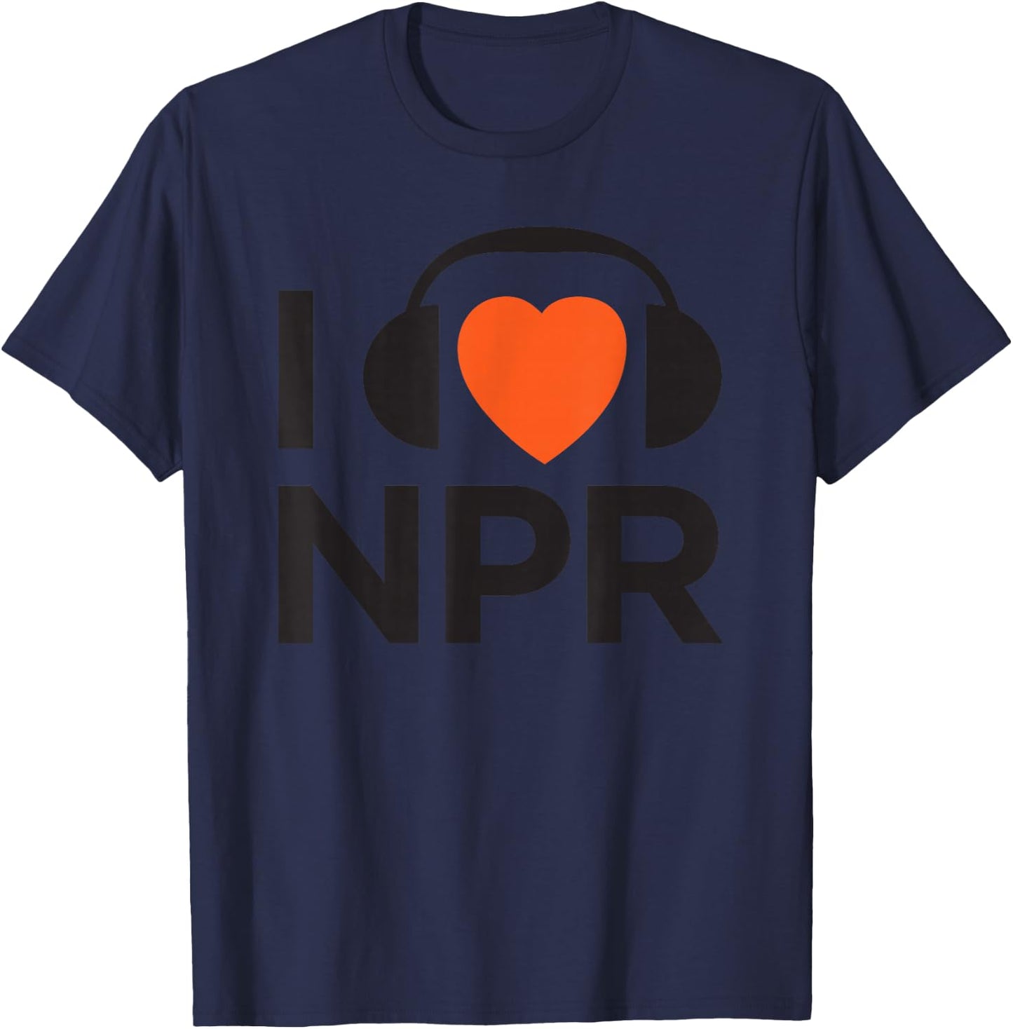 NPR I Heart NPR T-Shirt - T-Shirt | Navy