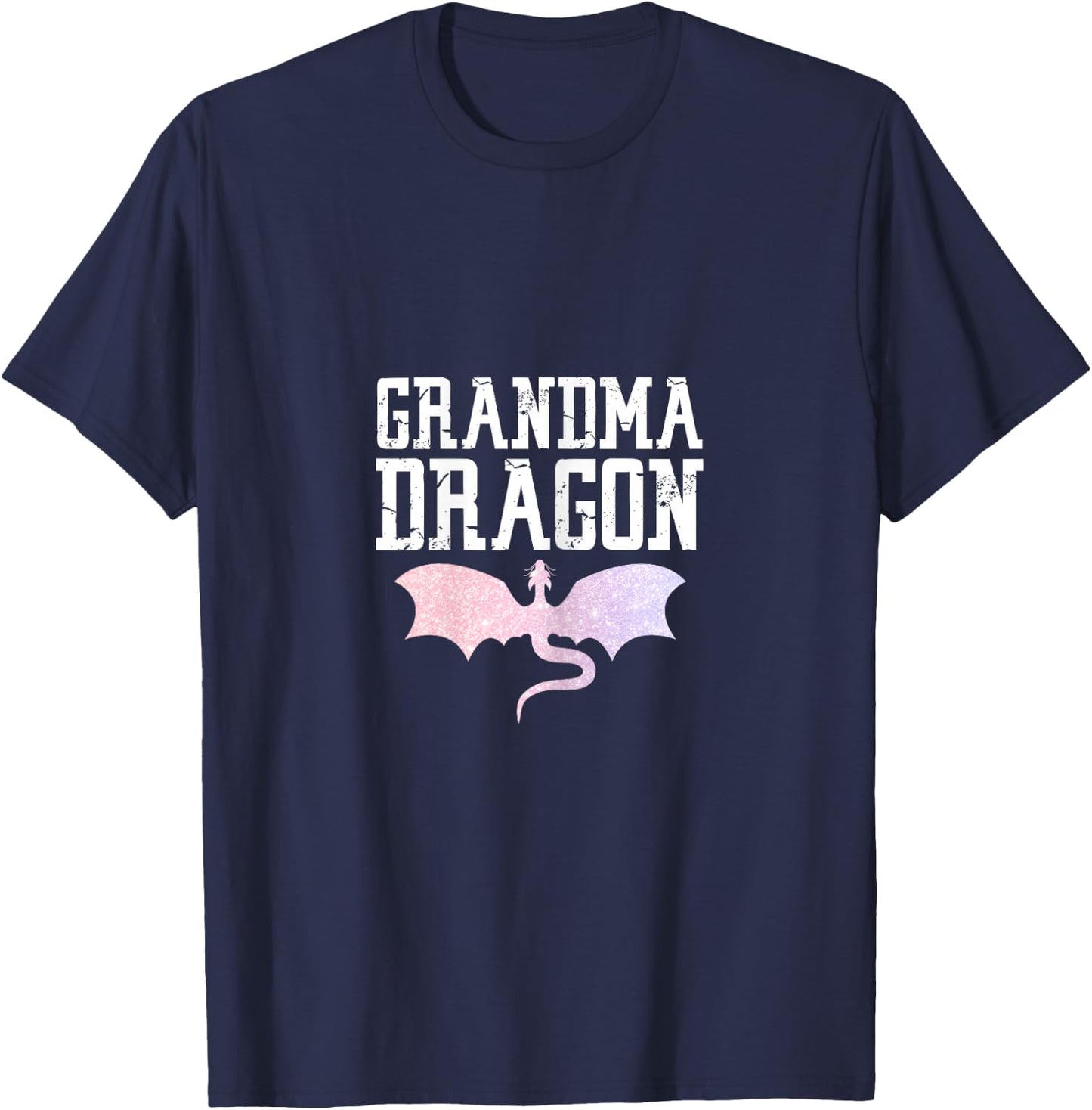 Grandma Dragon Grandmother Dragons Lover Mother's Day T-Shirt - T-Shirt | Navy