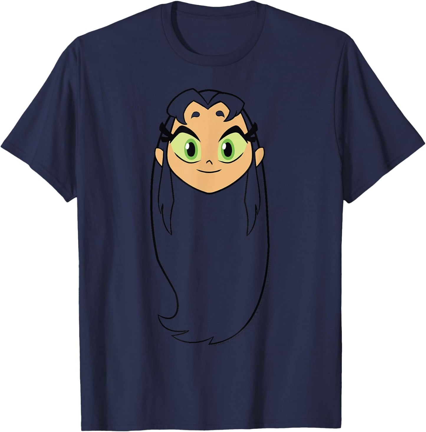 Teen Titans Go! Starfire Big Face Portrait T-Shirt - T-Shirt | Navy