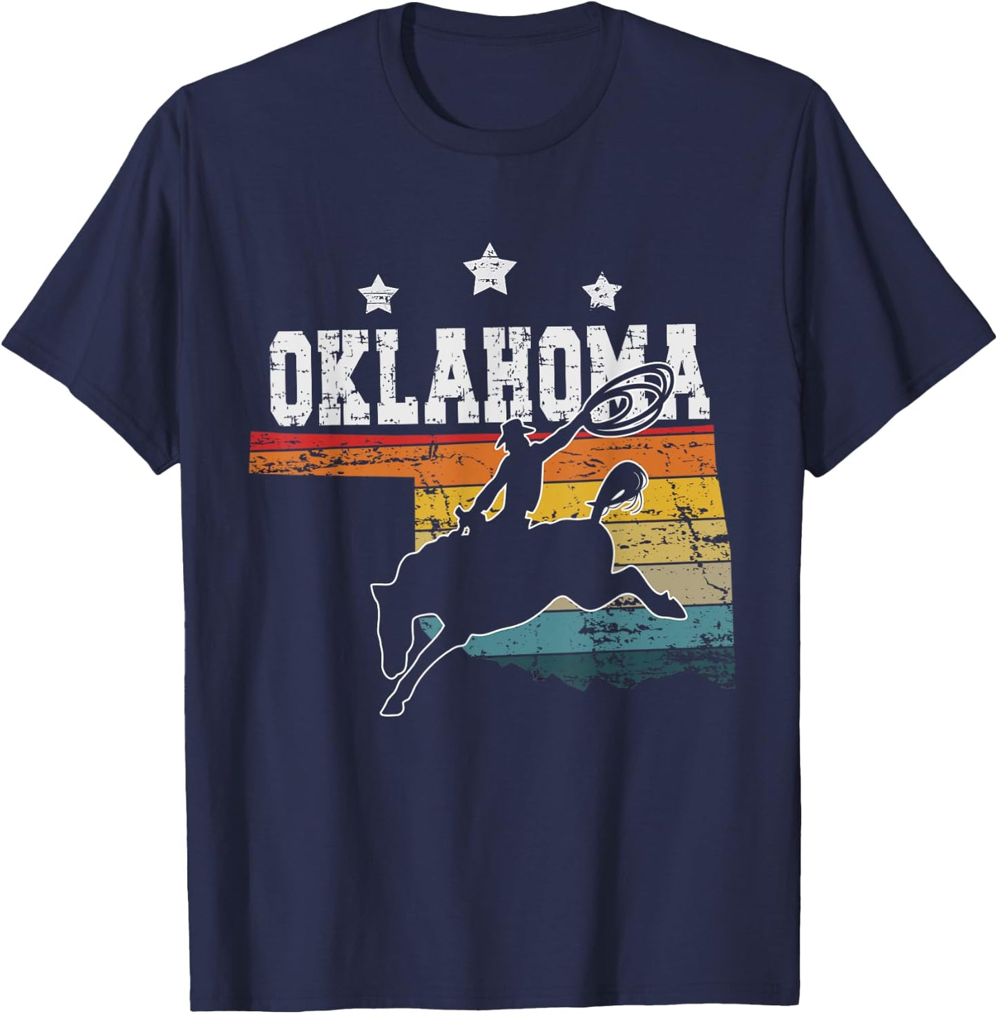 Vintage Oklahoma Rodeo T-Shirt - T-Shirt | Navy