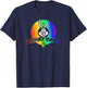 Looney Tunes Bugs Bunny Rainbow Logo T-Shirt - T-Shirt | Navy