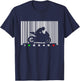 Barcode Motorcycle T-Shirt - T-Shirt | Navy