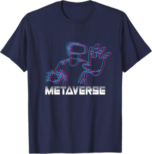 Metaverse T-Shirt - T-Shirt | Navy