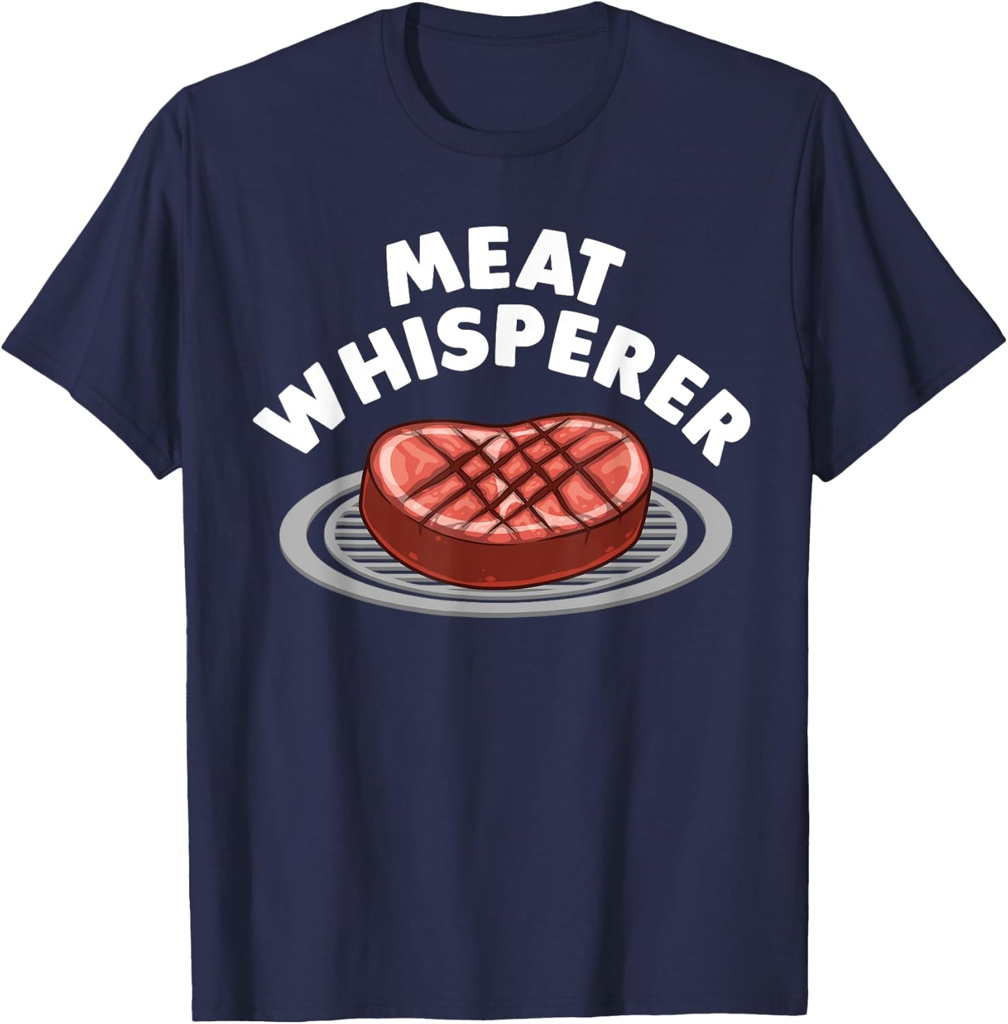 Cool Meat Cutter Women Meat Chef Griller BBQ Lover T-Shirt - T-Shirt | Navy