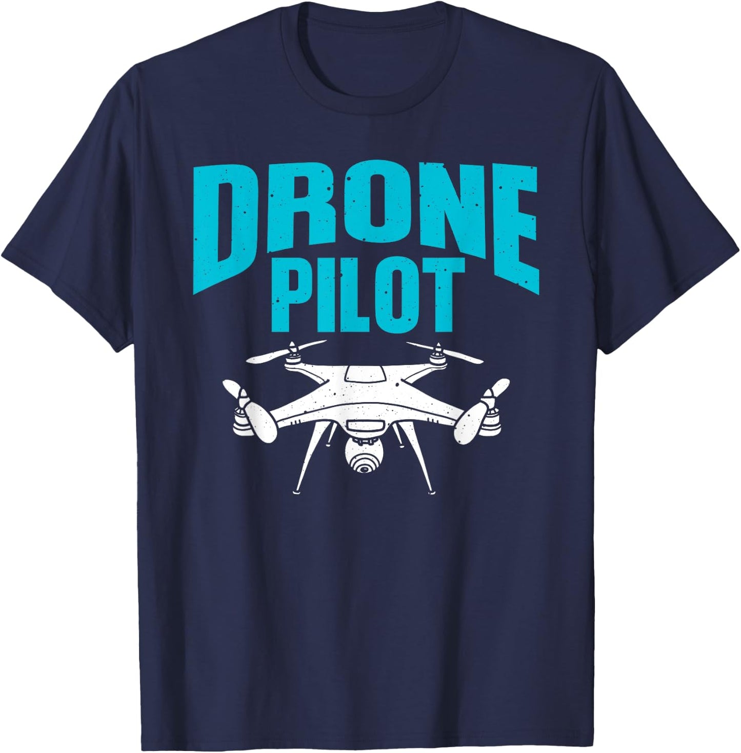 Funny Drone Designs Women Remote Control Aircraft T-Shirt - T-Shirt | Navy