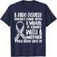 Rare Diseases Awareness Zebra Ribbon Mother Never Gives Up T-Shirt - T-Shirt | Navy