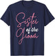 Sister of The Groom Shirts, Bachelor Party Sis Groom Squad T-Shirt - T-Shirt | Navy