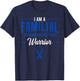 Familial Adenomatous Polyposis Warrior FAP Awareness Ribbon T-Shirt - T-Shirt | Navy