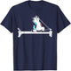 Pilates Unicorn Fitness Exercise Training Meditation T-Shirt - T-Shirt | Navy