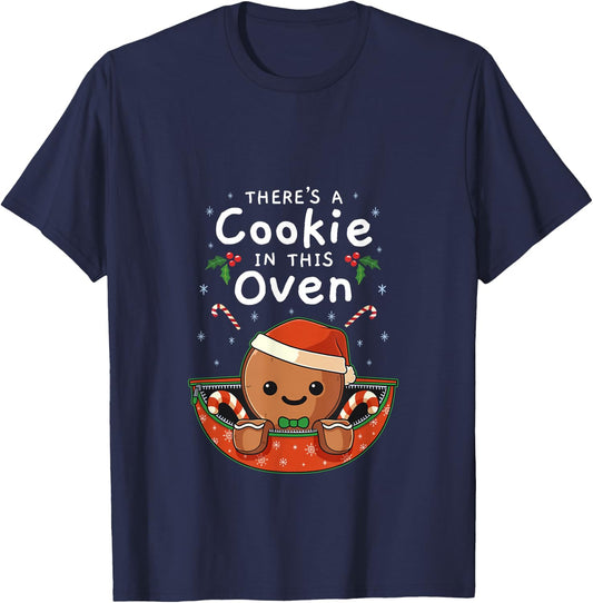 Gingerbread Man Baby Cookies In This Oven T-Shirt - T-Shirt | Navy