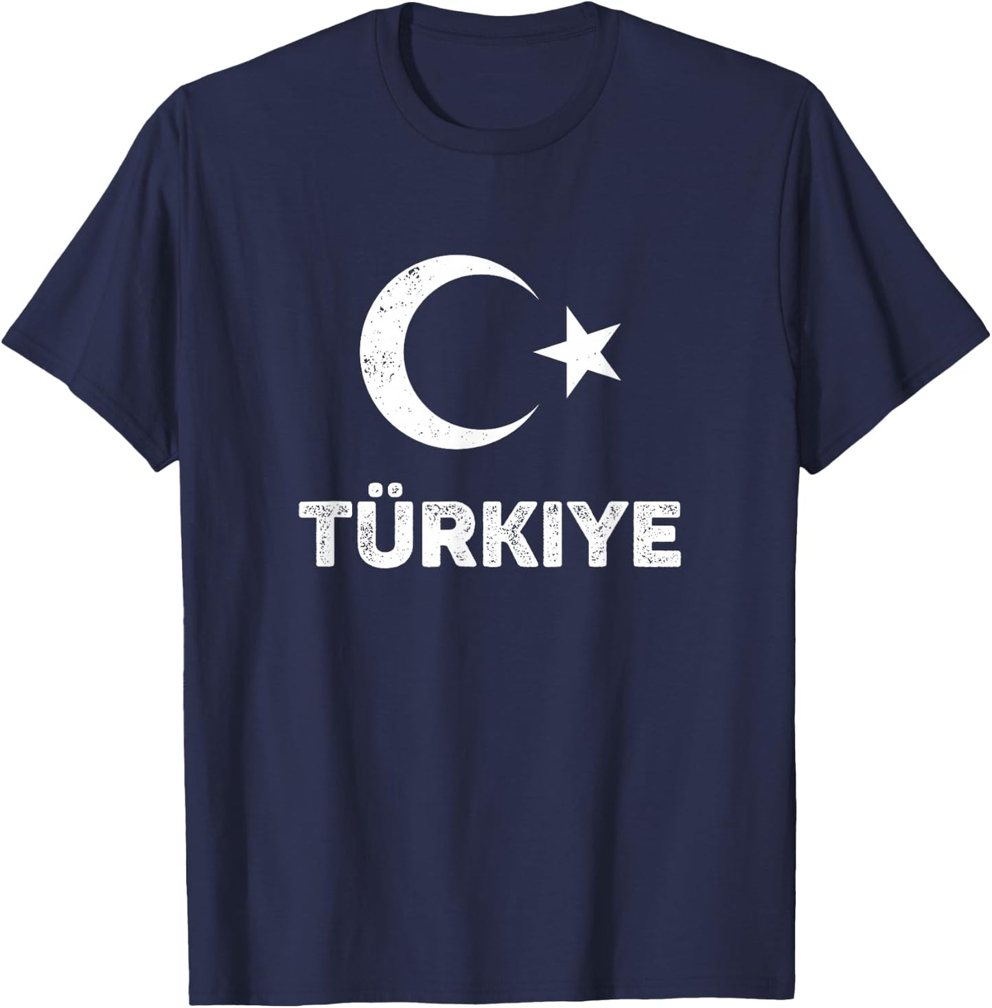 Turkish Flag Turk Bayragi Turkey Flag Turkiye T-Shirt - T-Shirt | Navy