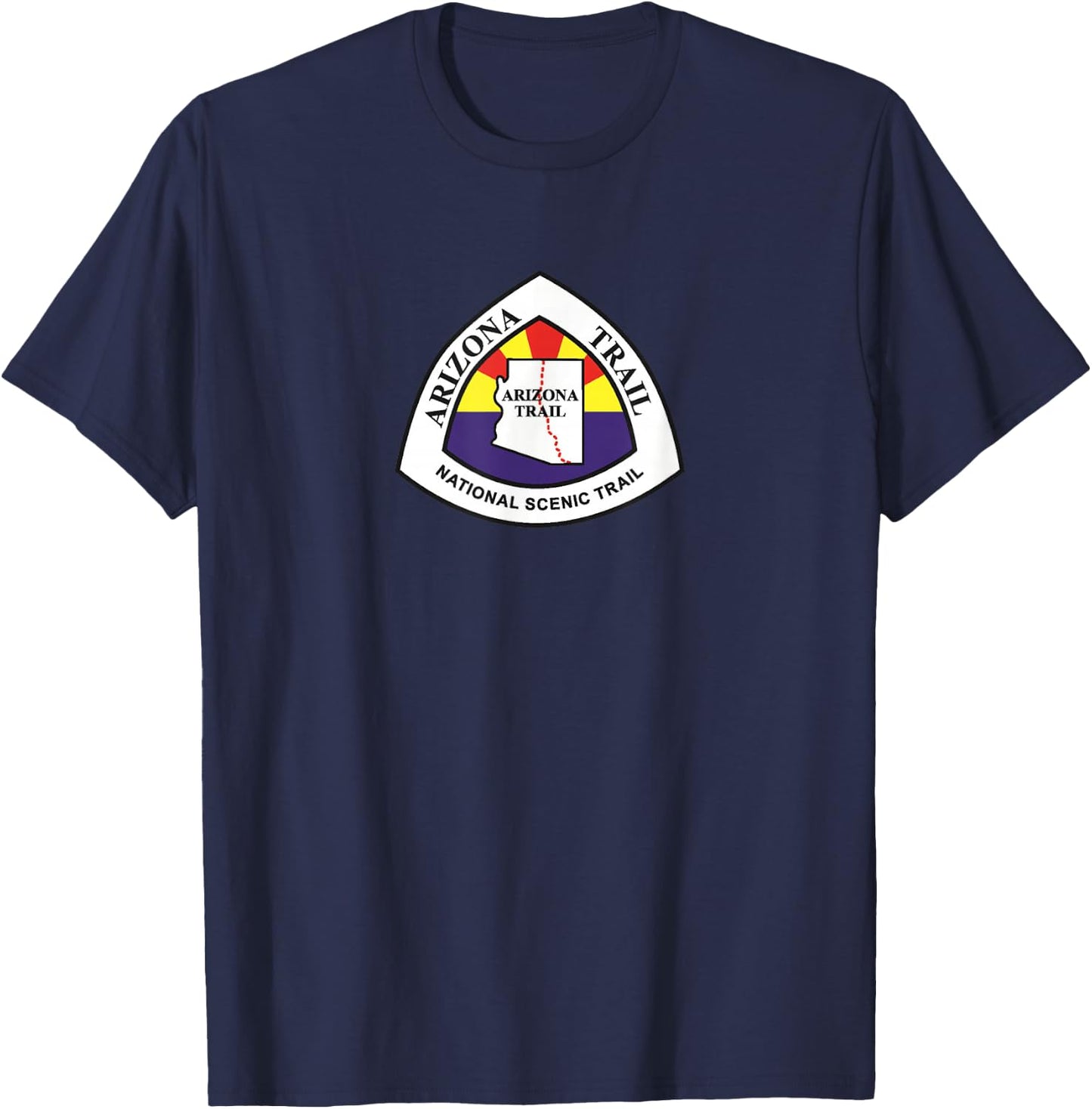 National Scenic Trail Shirt - Arizona Trail T-Shirt - T-Shirt | Navy