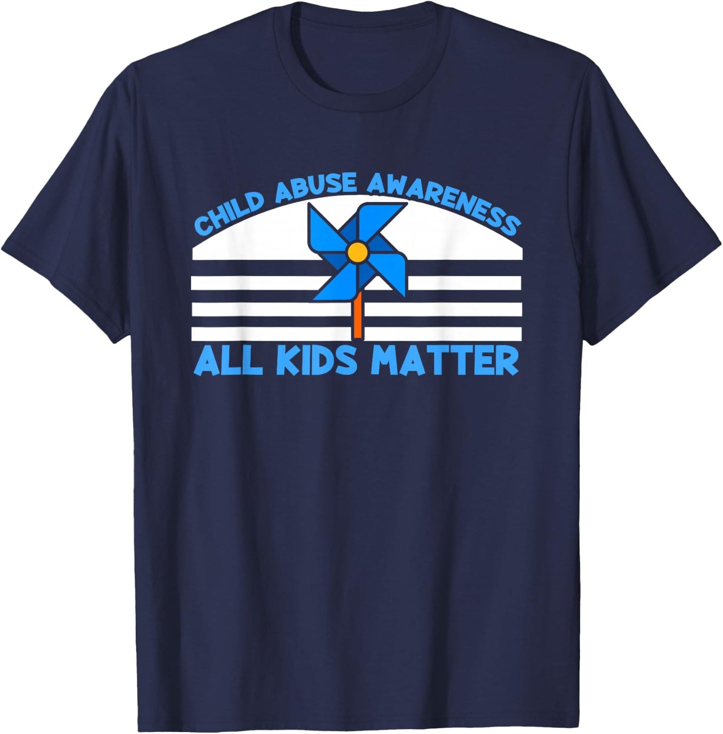 Child Kids Abuse Awareness Prevention Month April Support T-Shirt - T-Shirt | Navy