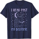 I Read Past My Bedtime T-Shirt - T-Shirt | Navy