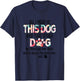Dog Mama - Dog Motif with Dog Saying Girls Kids T-Shirt - T-Shirt | Navy