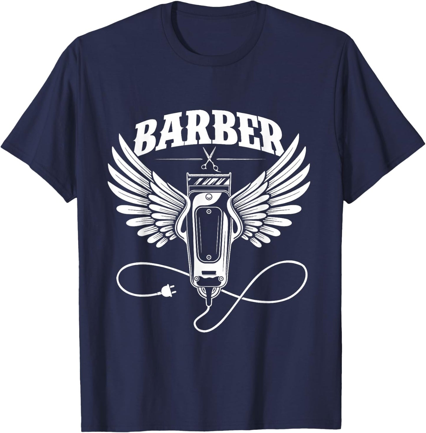 Barber - Hairstylist Hairdresser Haircut Hair Stylist T-Shirt - T-Shirt | Navy