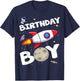 Birthday Boy Astronaut Space Theme Birthday Party Matching T-Shirt - T-Shirt | Navy