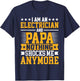 I'm an Electrician and Papa Funny Electrical Technician Dad T-Shirt - T-Shirt | Navy