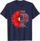 She is Clothed In Strenght Dignitity Proverbs 31 Woman Gift T-Shirt - T-Shirt | Navy