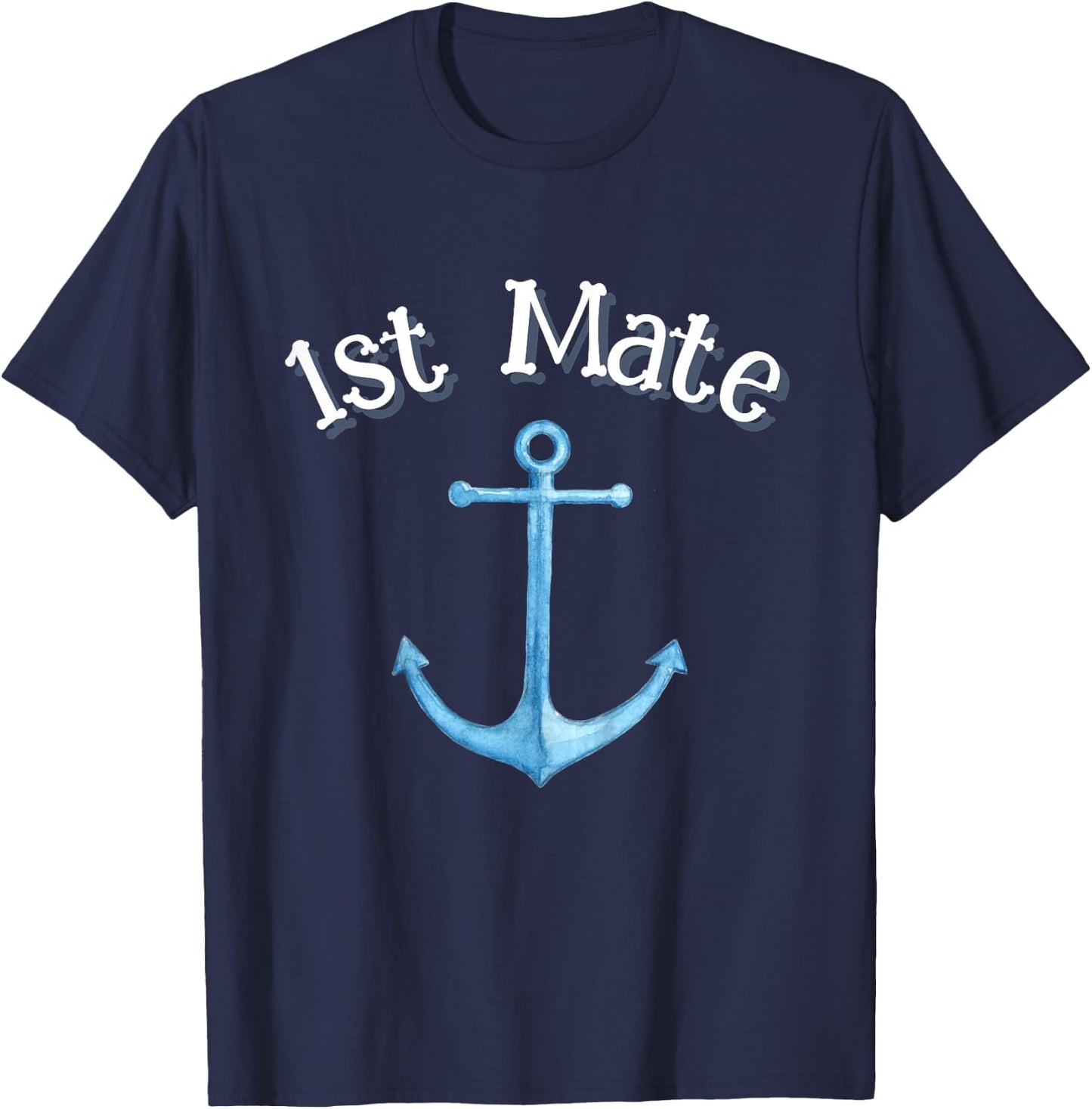 Boating Outfit for Kids Cute Boys Girls First Mate Captain T-Shirt - T-Shirt | Navy