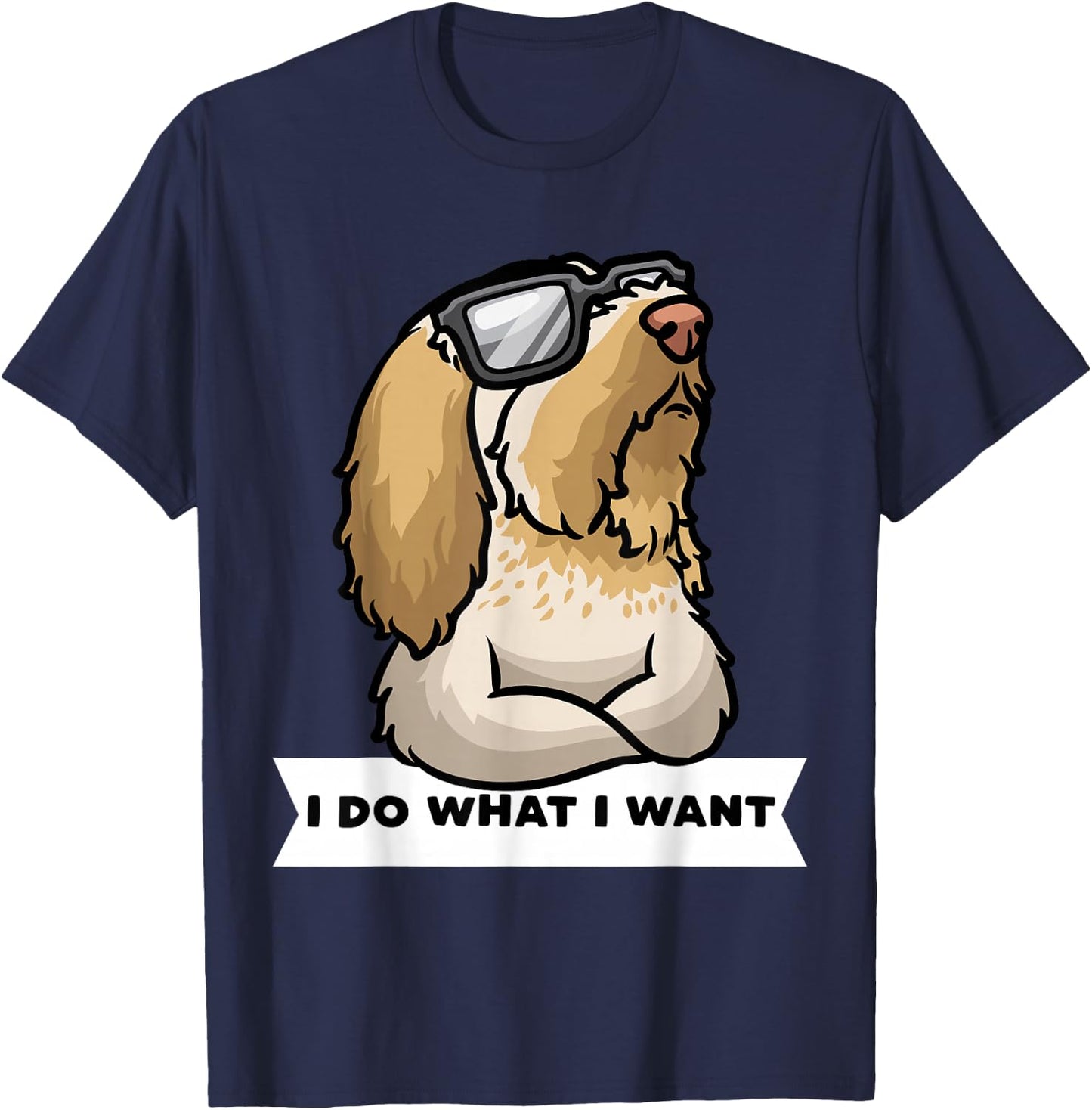 Spinone Italiano Stubborn Dog Italian Spinone Bracco Spinoso T-Shirt - T-Shirt | Navy