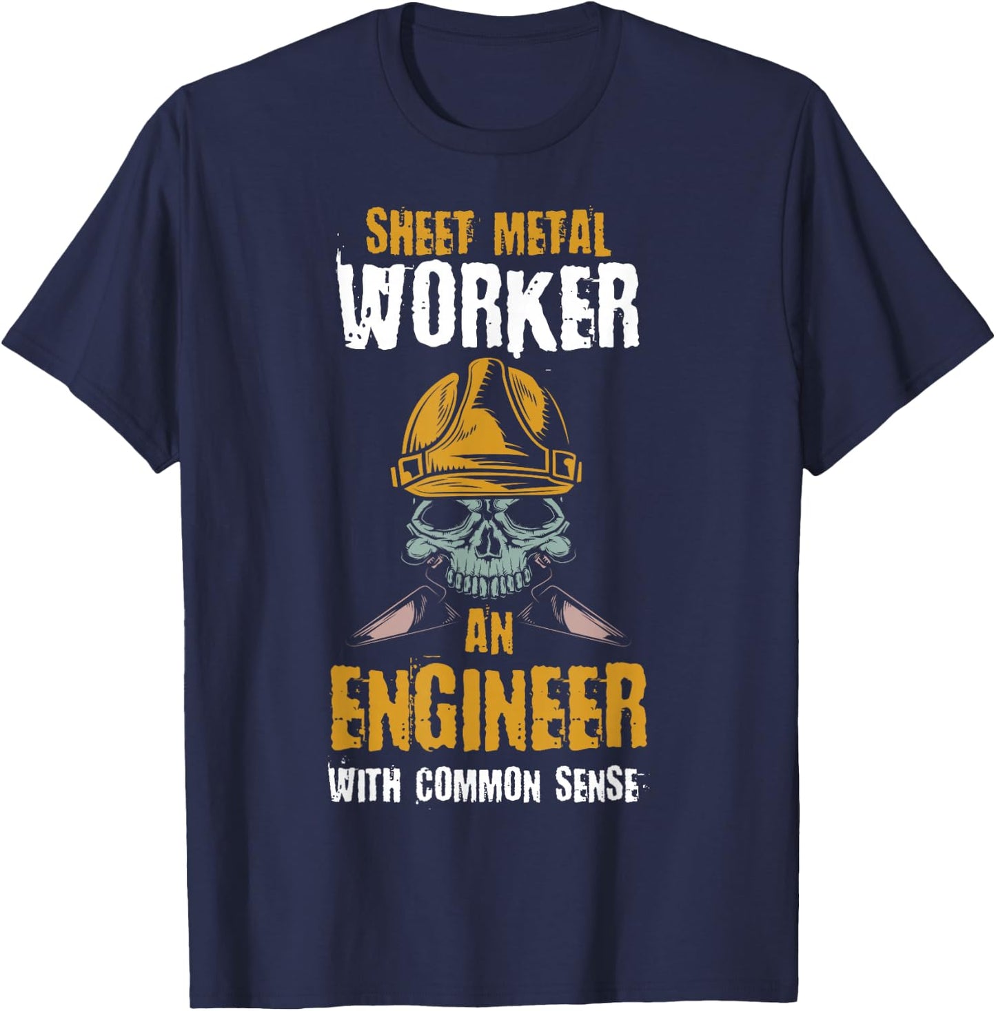 Sheet Metal Worker T-Shirt - T-Shirt | Navy