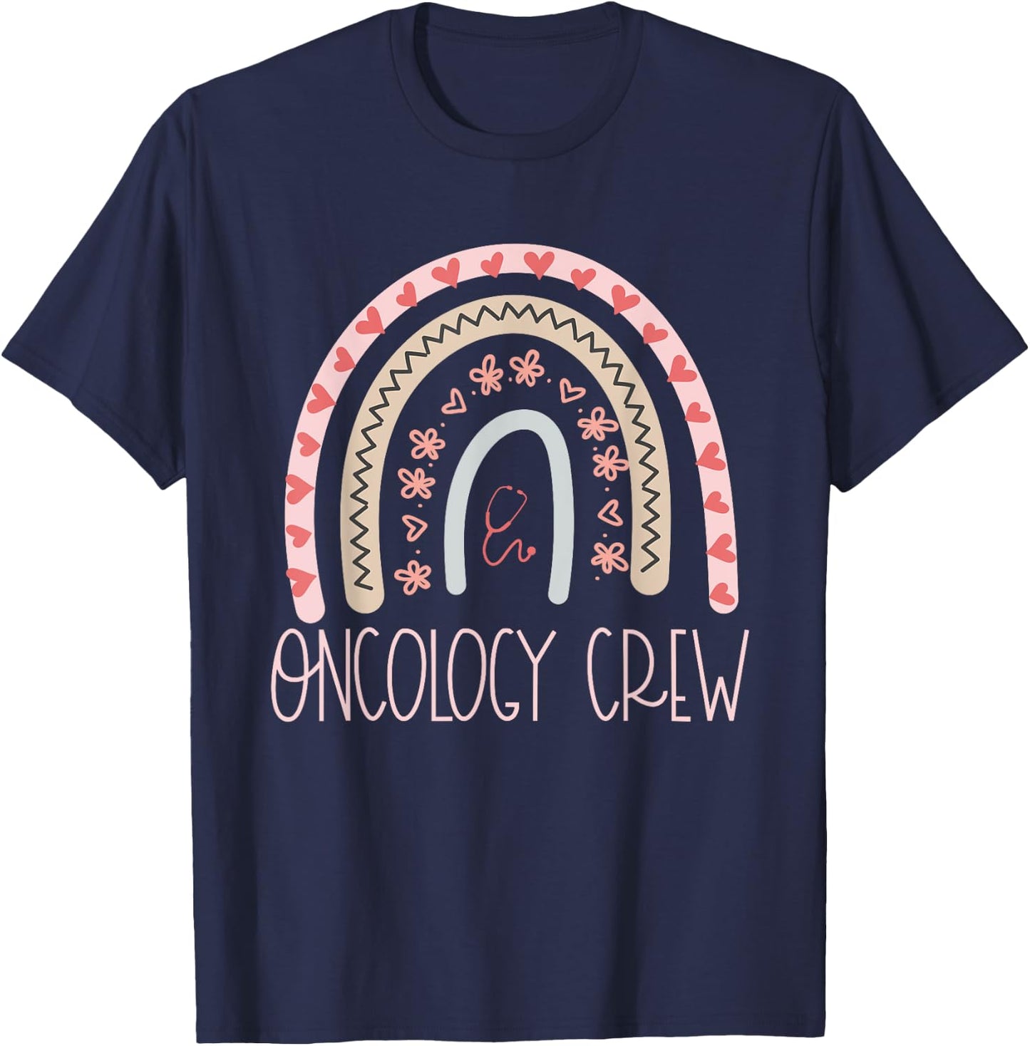 Oncology Nurse Week Medical Assistant Team Cancer Doctor T-Shirt - T-Shirt | Navy
